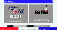 Desktop Screenshot of kyoxfm.com